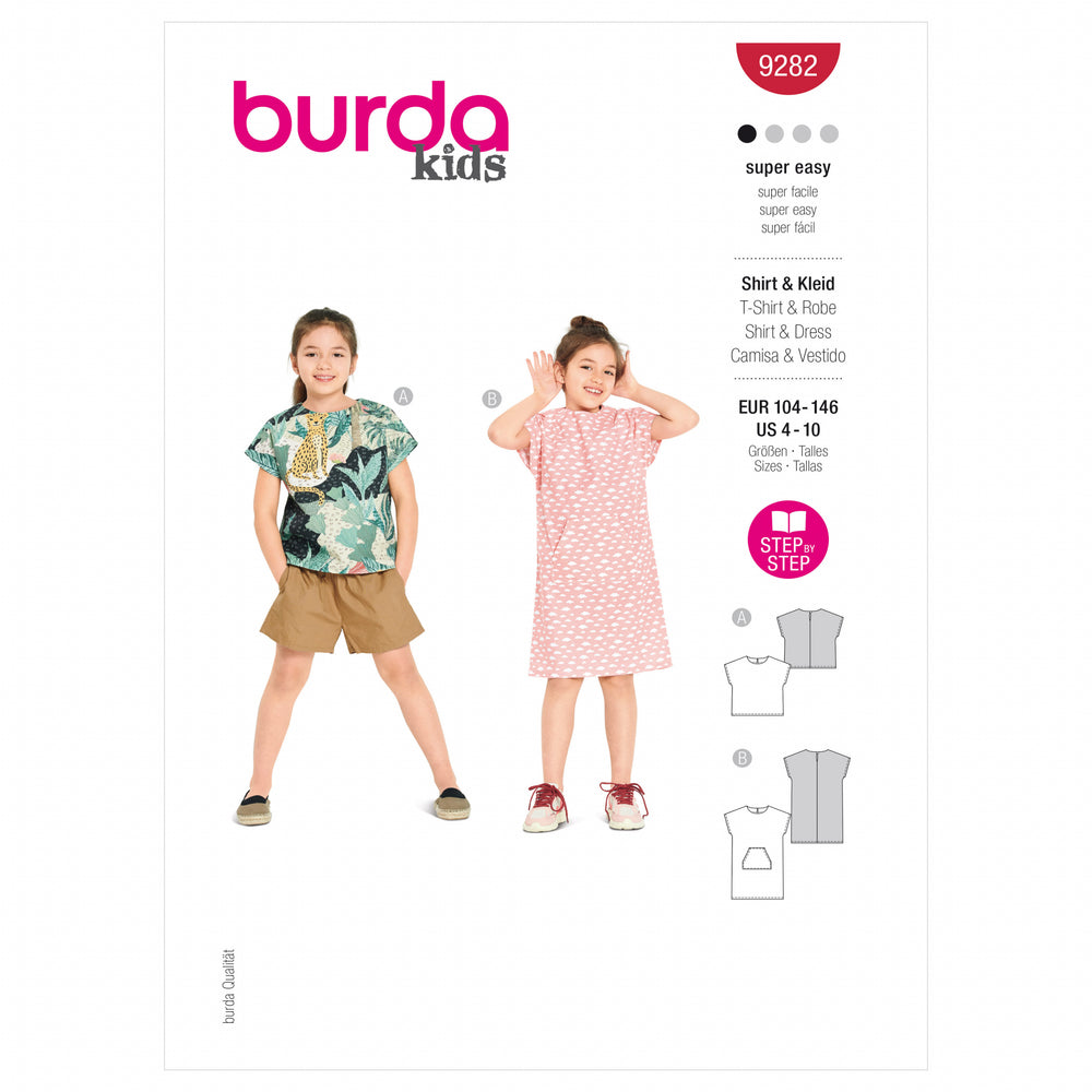 Burda Child Top and Dress 9282