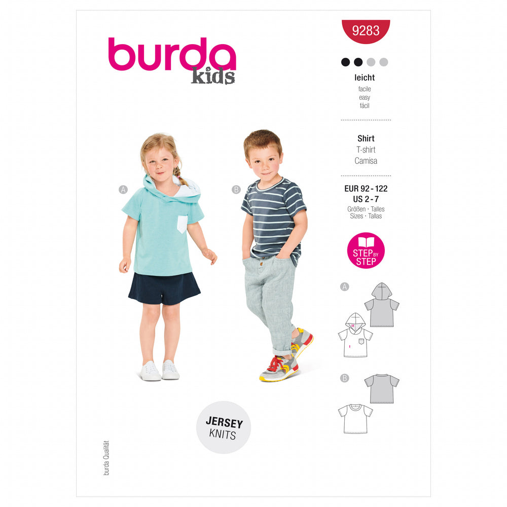 Burda Child Hoodie and Top 9283