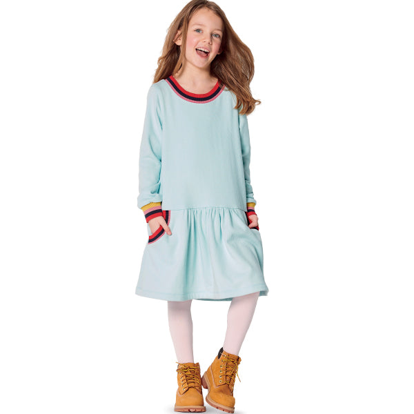 Burda Child Dresses 9286