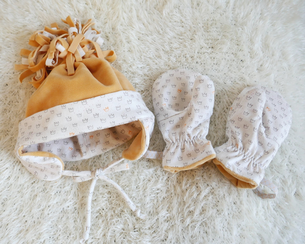 Petits D’om Baby/Child Bidibou Hat and Mittens