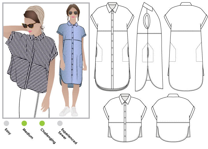 Style Arc Blaire Shirt and Dress