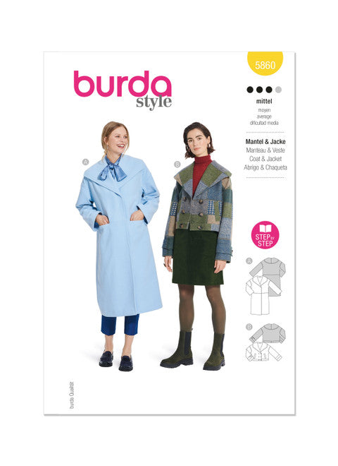 Burda Jacket & Coat 5860