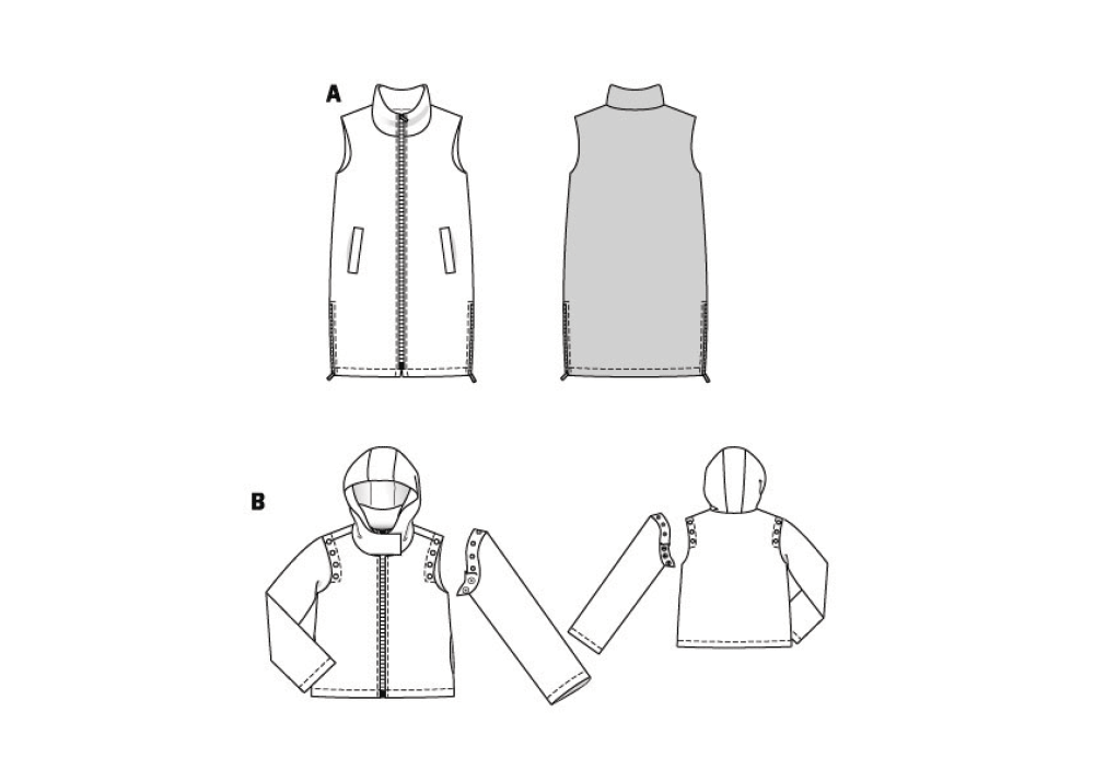 Burda Waistcoat/Vest & Jacket 5869