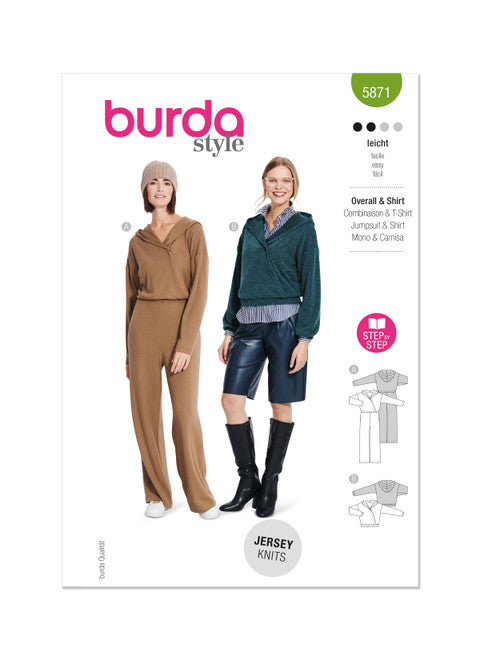 Burda Jumpsuit & Hoodie 5871