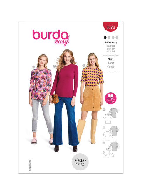 Burda T-shirt Top 5876