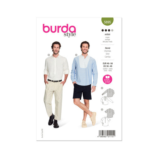 Burda Men's Shirts 5895