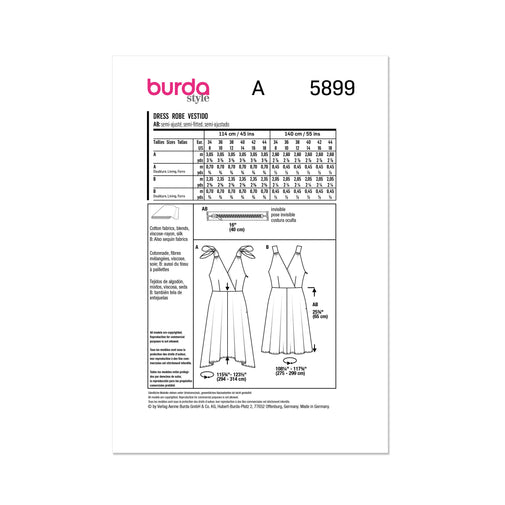 Burda Dress 5899
