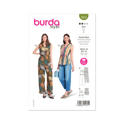 Burda Jumpsuit and Top 5914