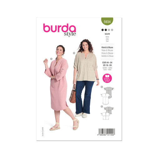 Burda Dress and Blouse 5934