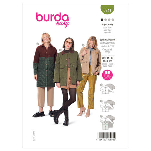 Burda Jacket and Coat 9541