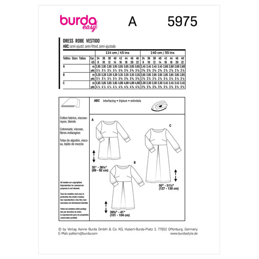 Burda Dress 5975