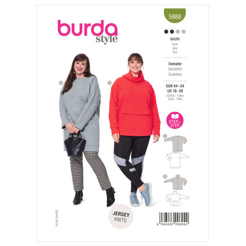 Burda Sweatshirts 5988