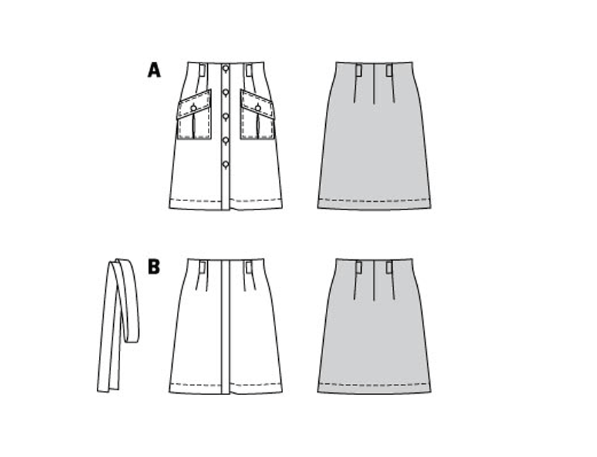 Burda Skirts 5991