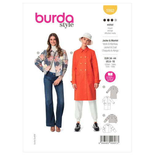 Burda Jacket and Coat 5992