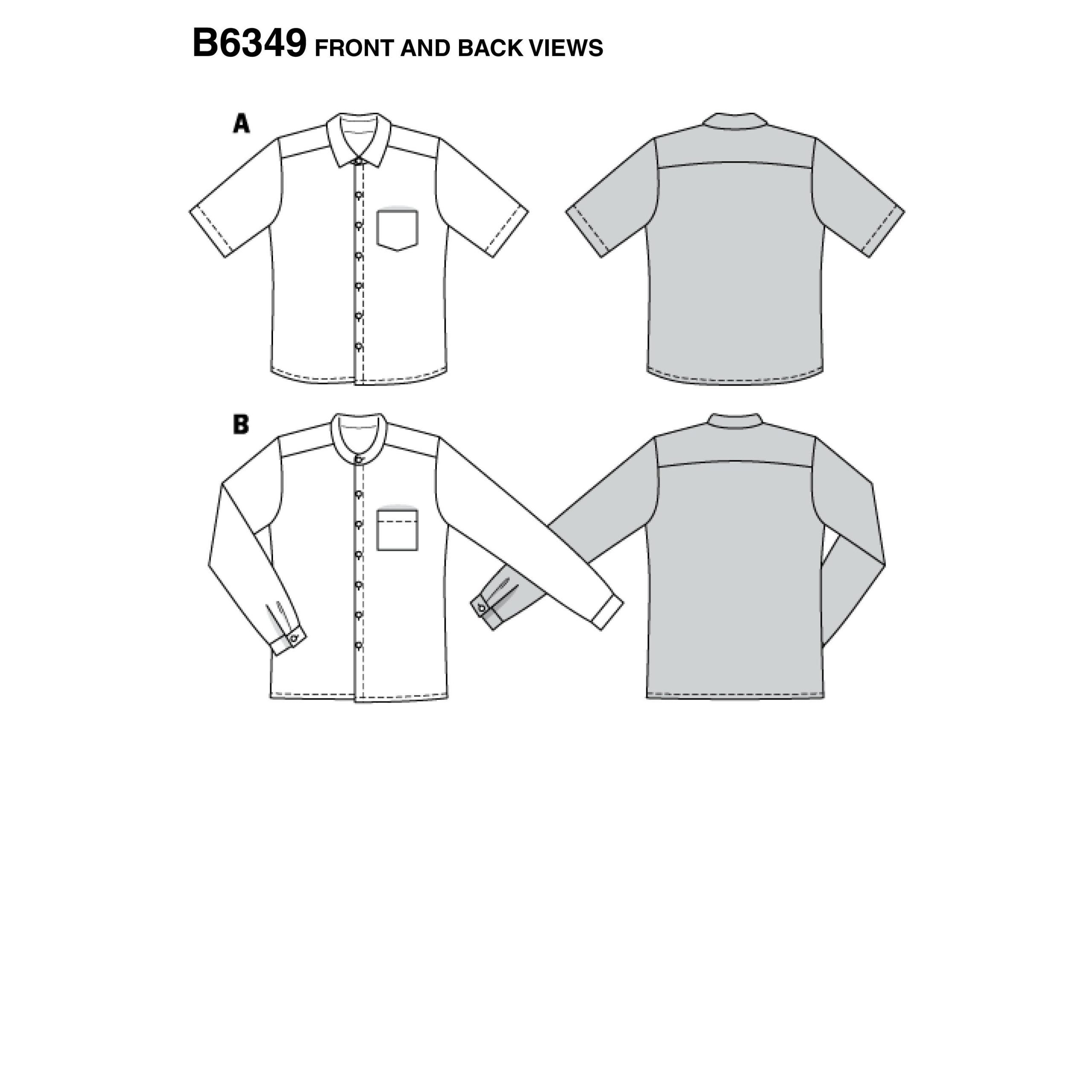Burda Men's Shirt 6349