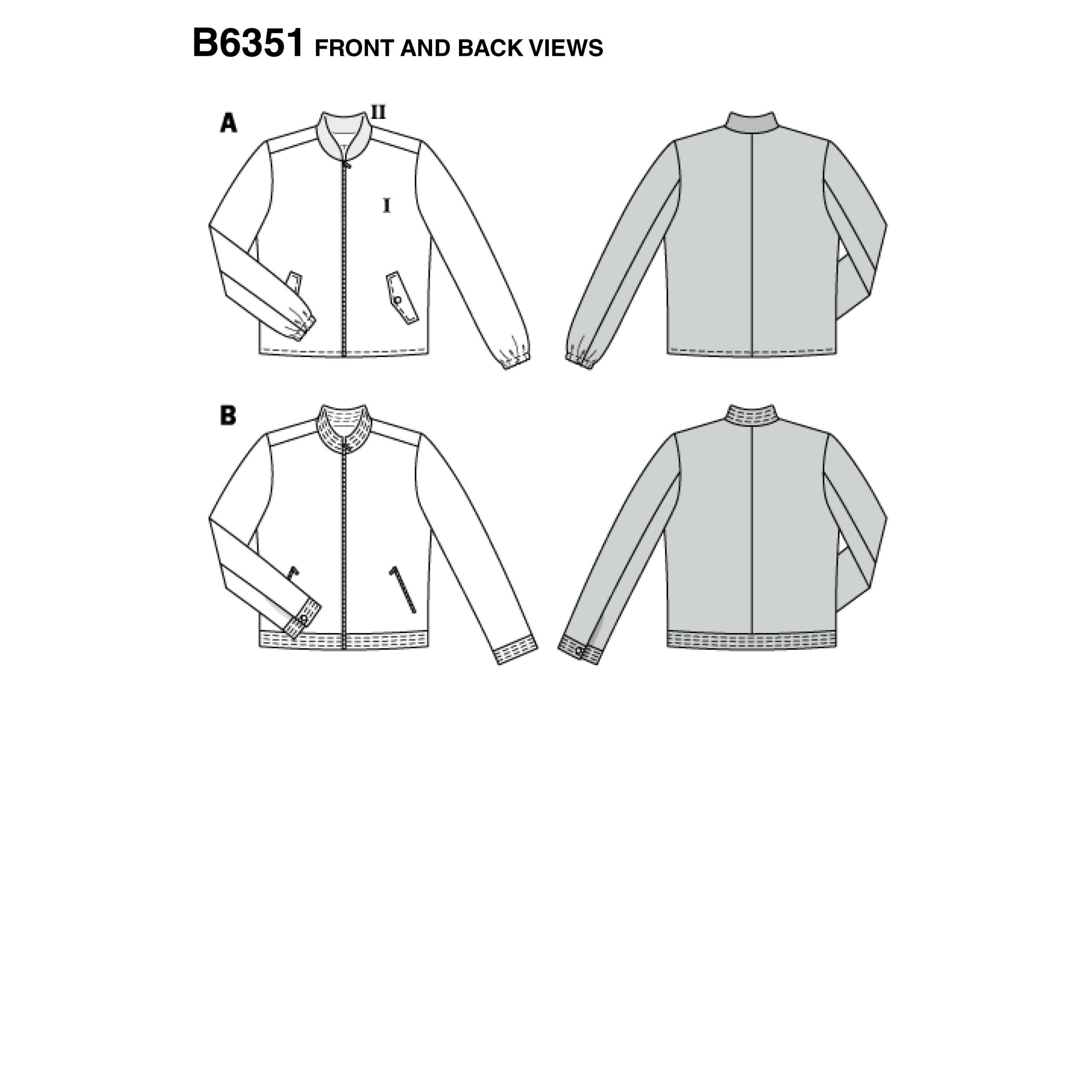 Burda Men's Jacket 6351