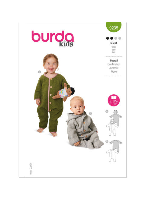 Burda Baby/Child Jumpsuit 9235