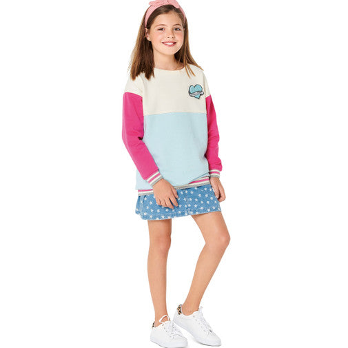 Burda Child/Teen Hoodie and Sweatshirt 9301