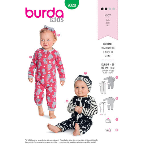 Burda Babies Romper/Jumpsuit 9328