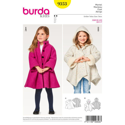 Burda Child Coat 9353