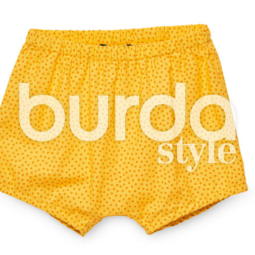 Burda Baby Top, Dress, Panties 9358