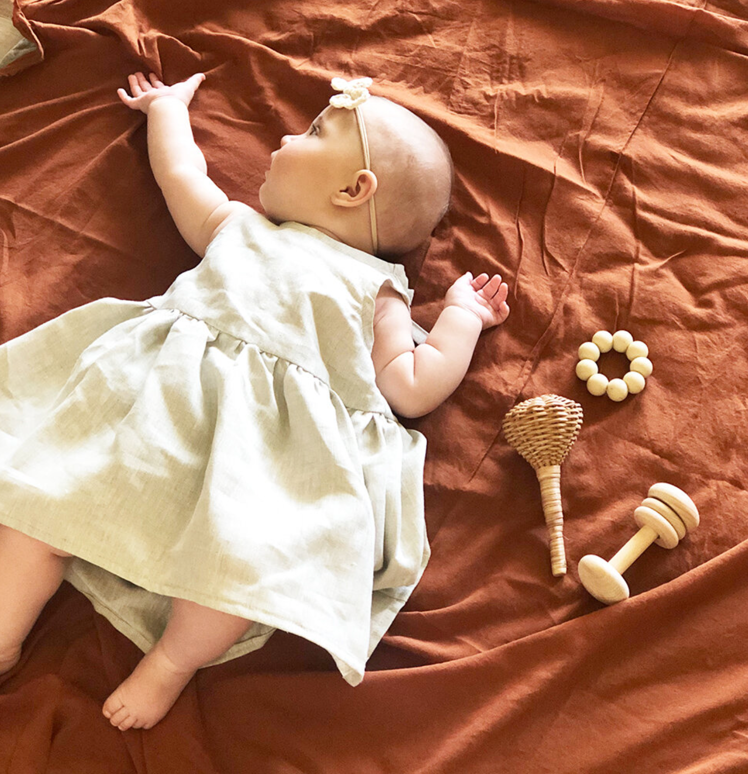 Common Stitch Baby Fawn Dress