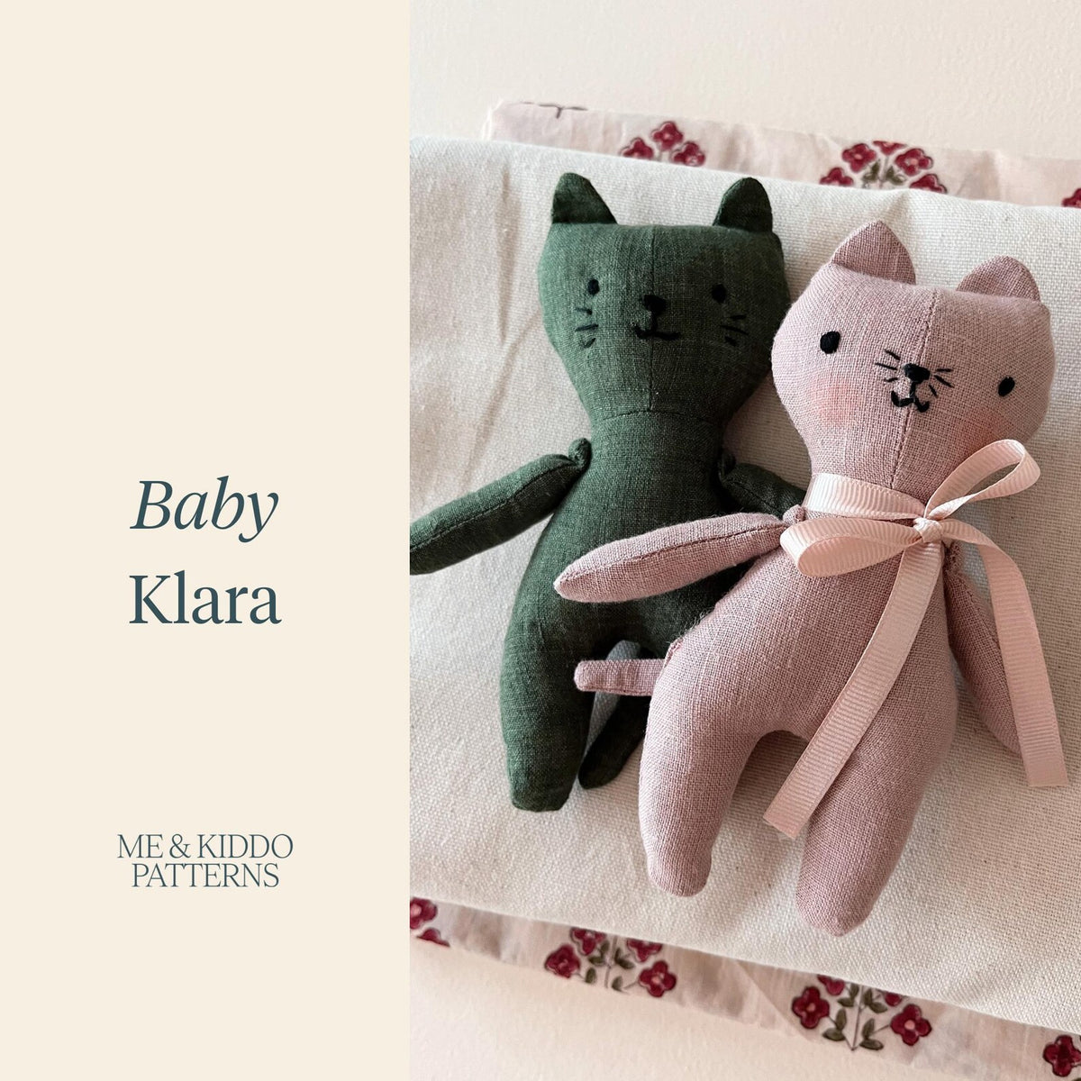 Me & Kiddo Patterns Baby Klara Kitten PDF