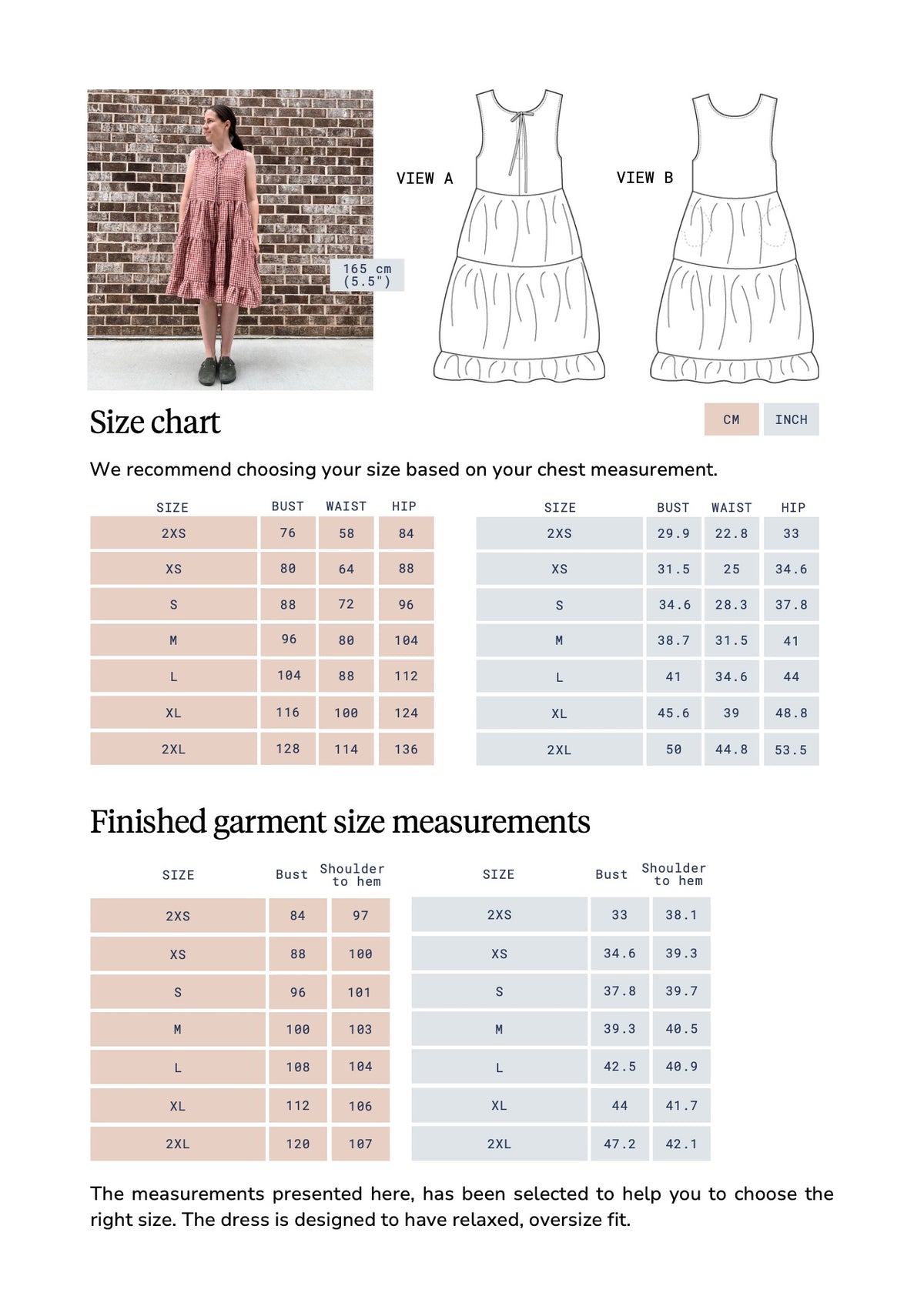 Me & Kiddo Patterns Babydoll Dress