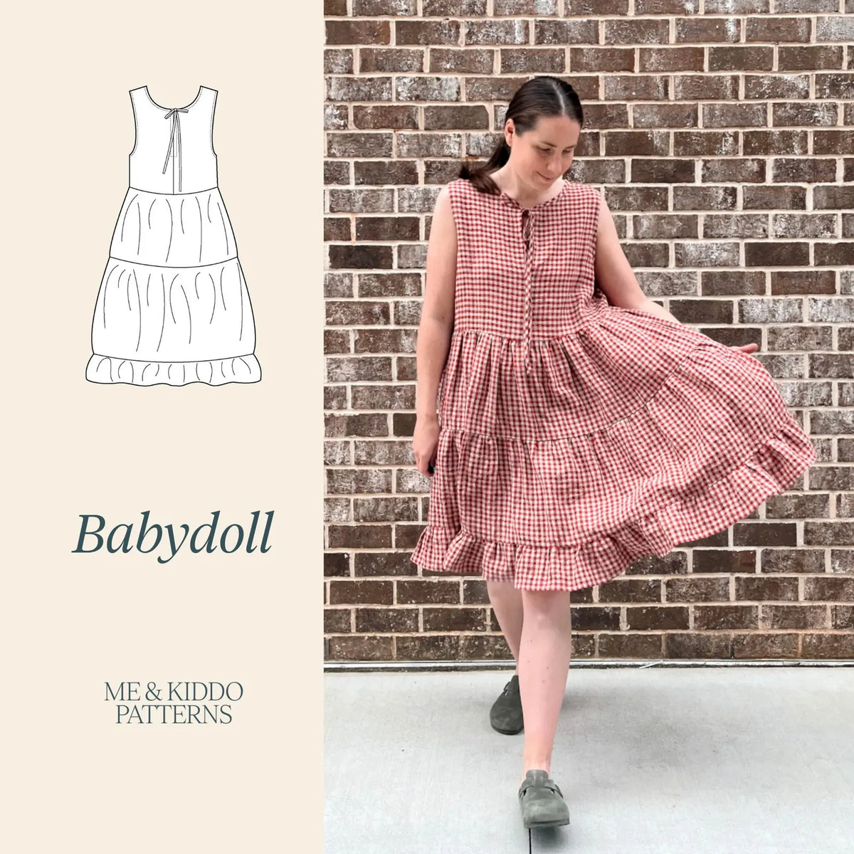 Me & Kiddo Patterns Babydoll Dress