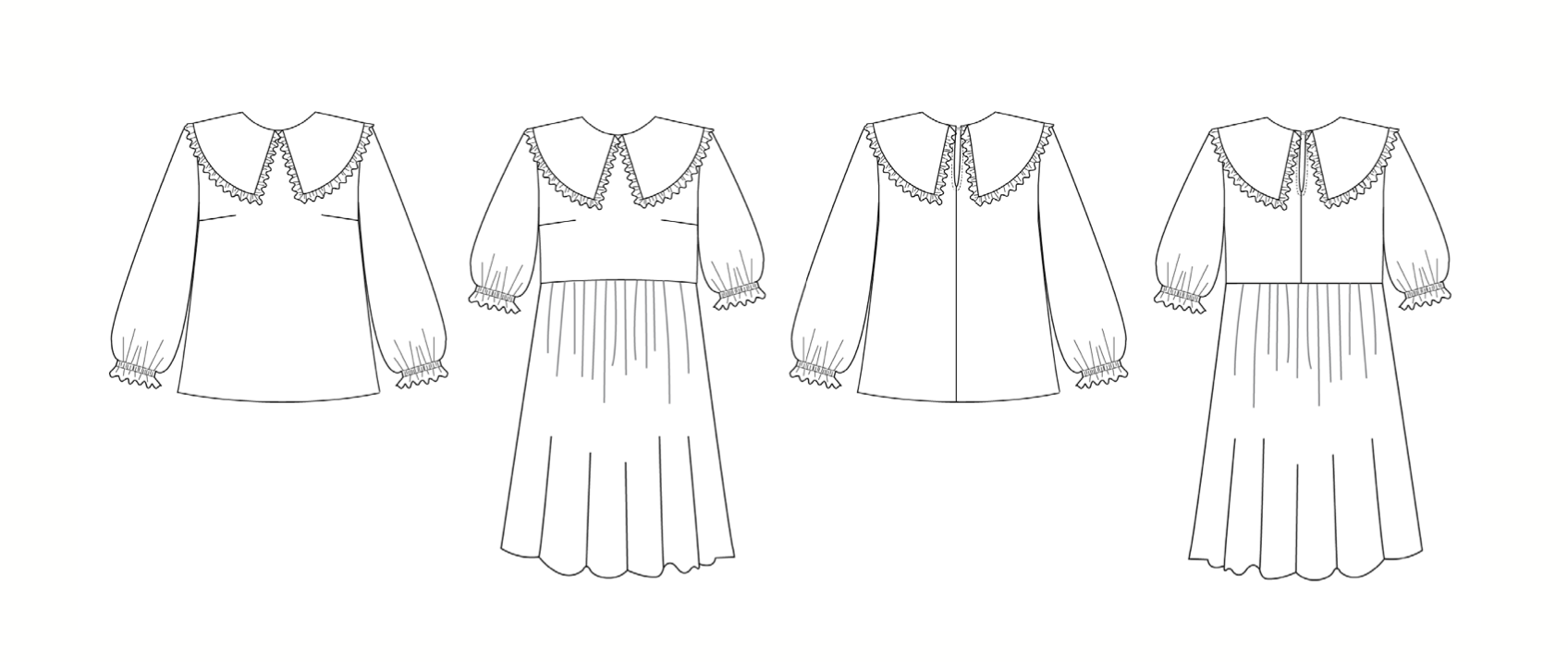 Nina Lee Bakerloo Blouse and Dress