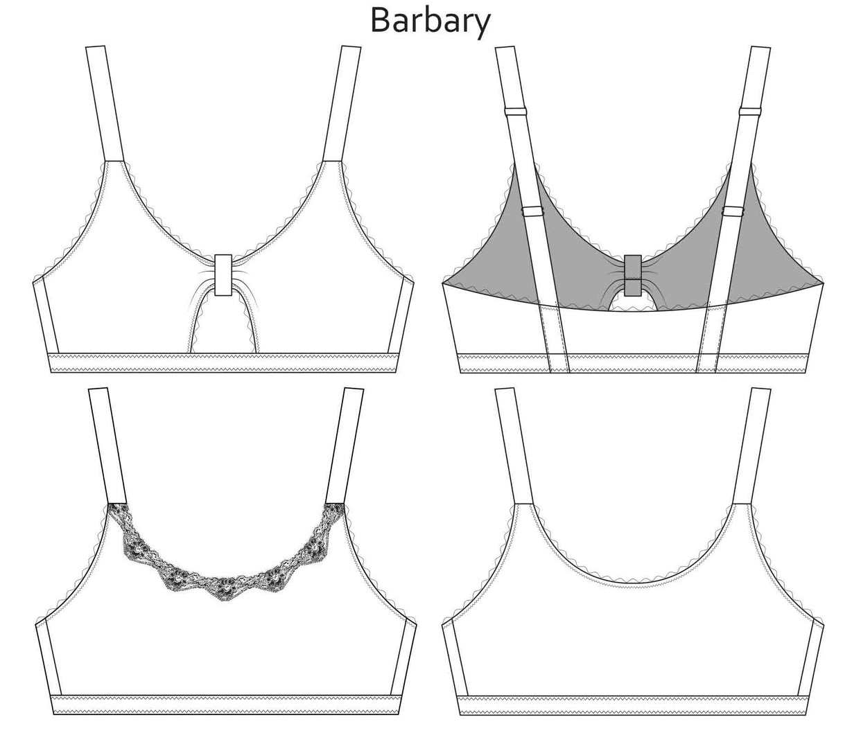 Sew Projects Barbary Bralette