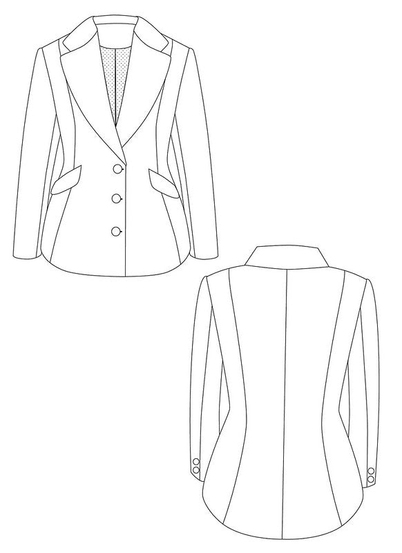 Charlotte Emma Patterns Barberry Jacket