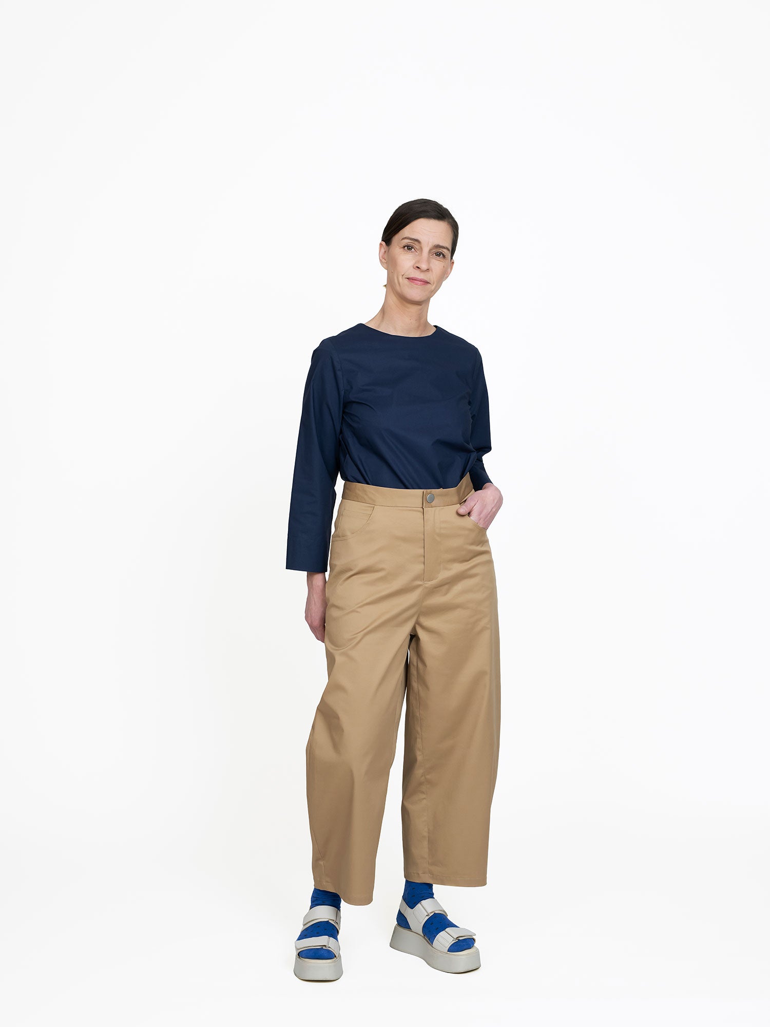 The Assembly Line Barrel-leg Trousers