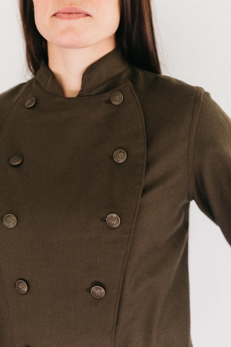 Folkwear 133 Unisex Belgian Military Chef's Jacket