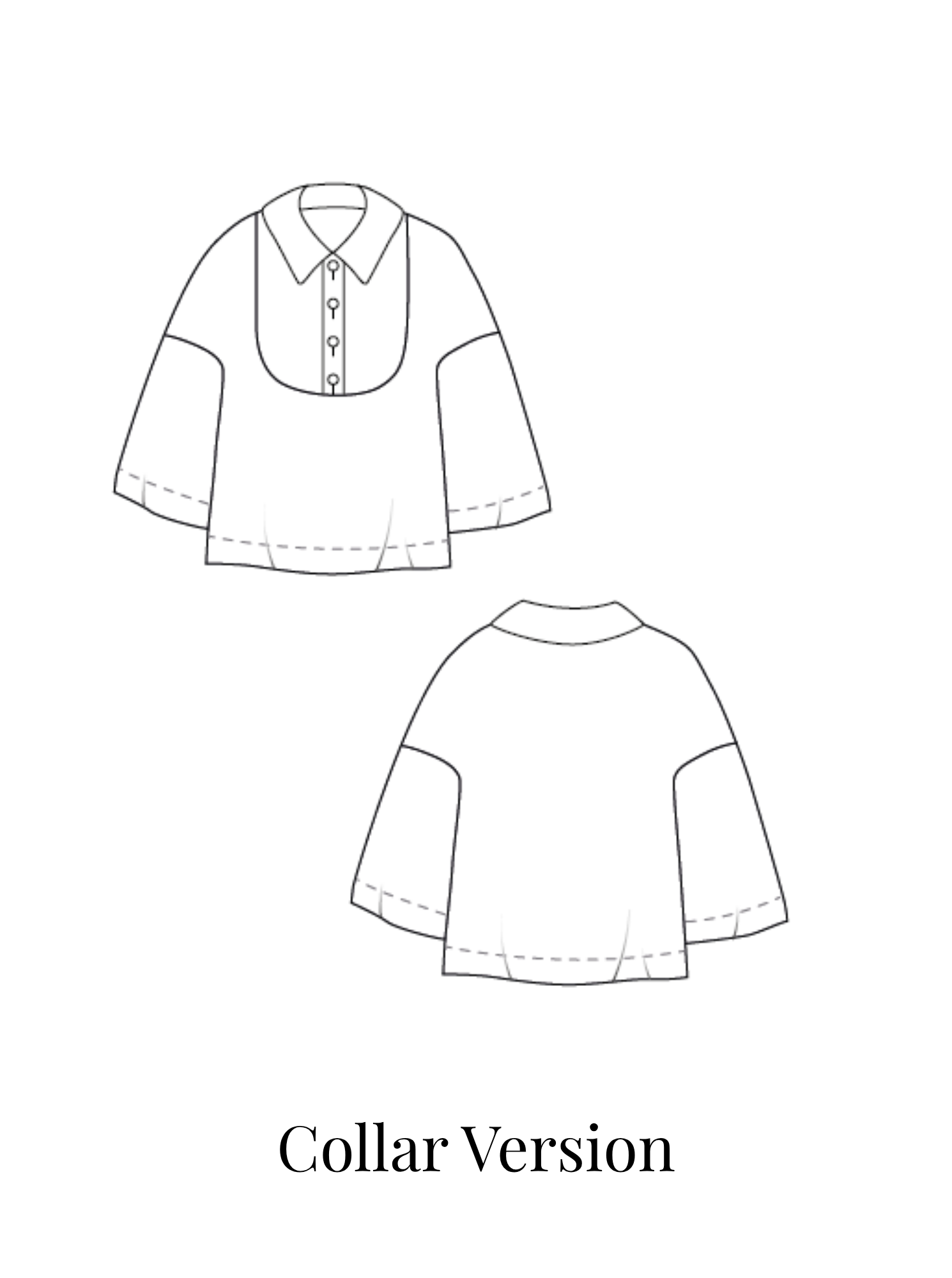 The Avid Seamstress Bib Shirt