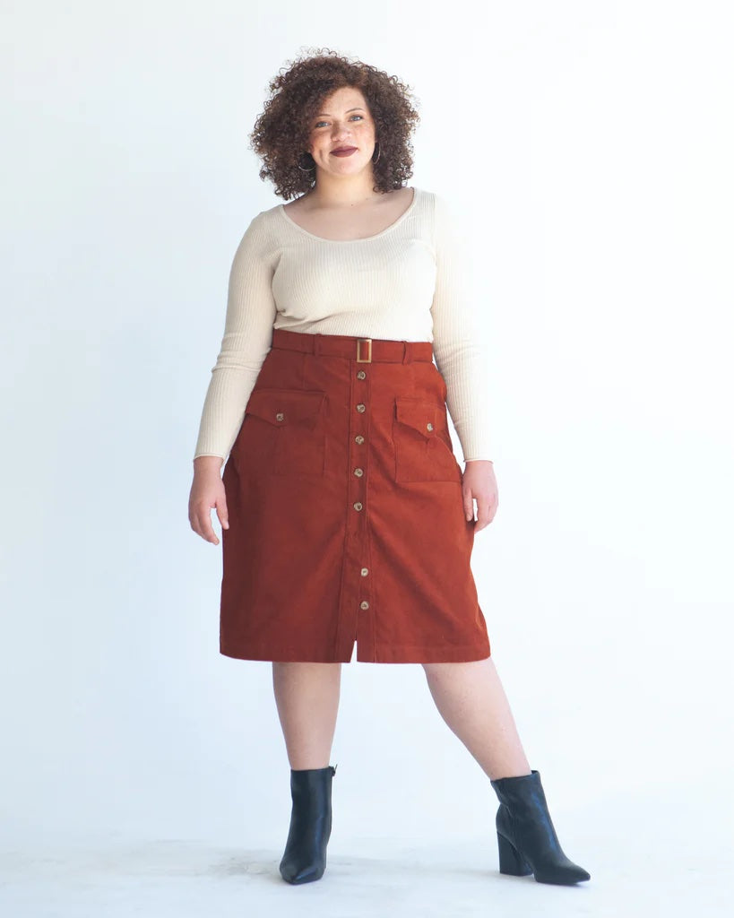 True Bias Blair Skirt – The Fold Line