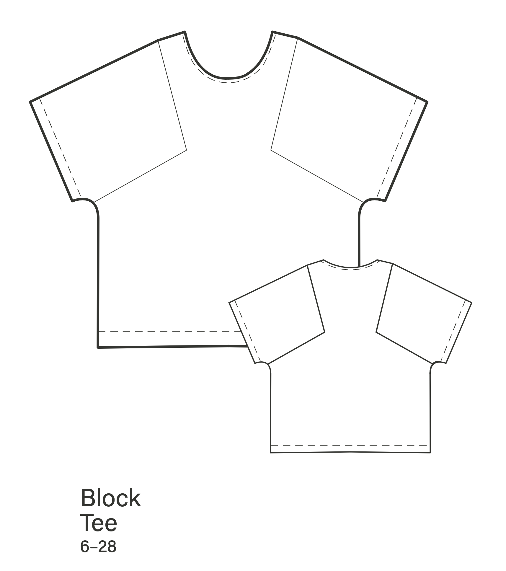 Paper Theory Patterns Block Tee