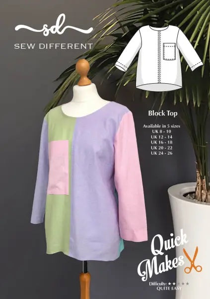 Sew Different Block Top