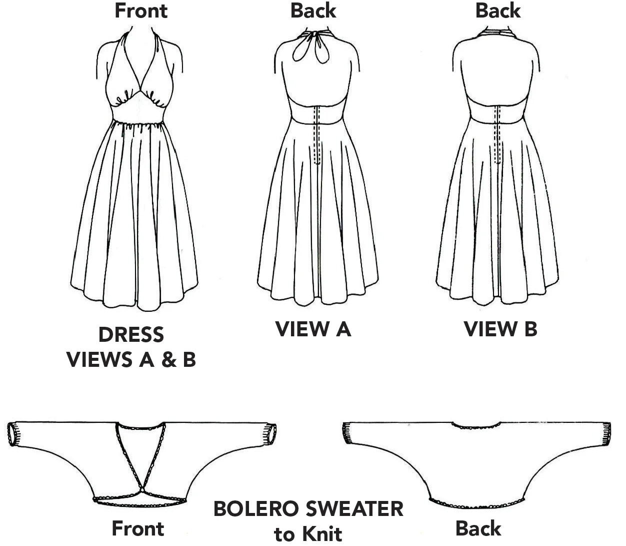 Folkwear 239 Blonde Bombshell Dress