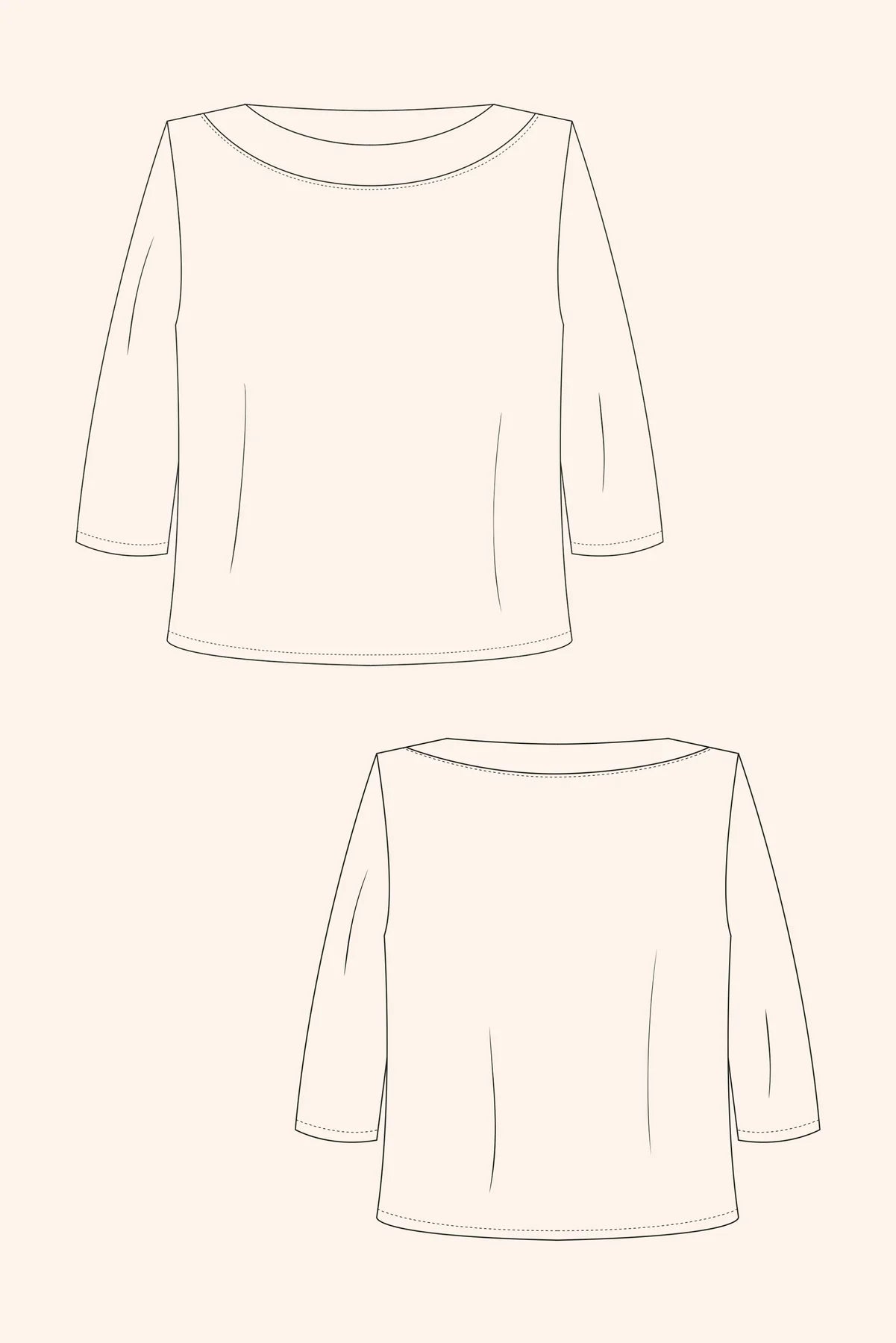 Modern Sewing Co. Boatneck Top