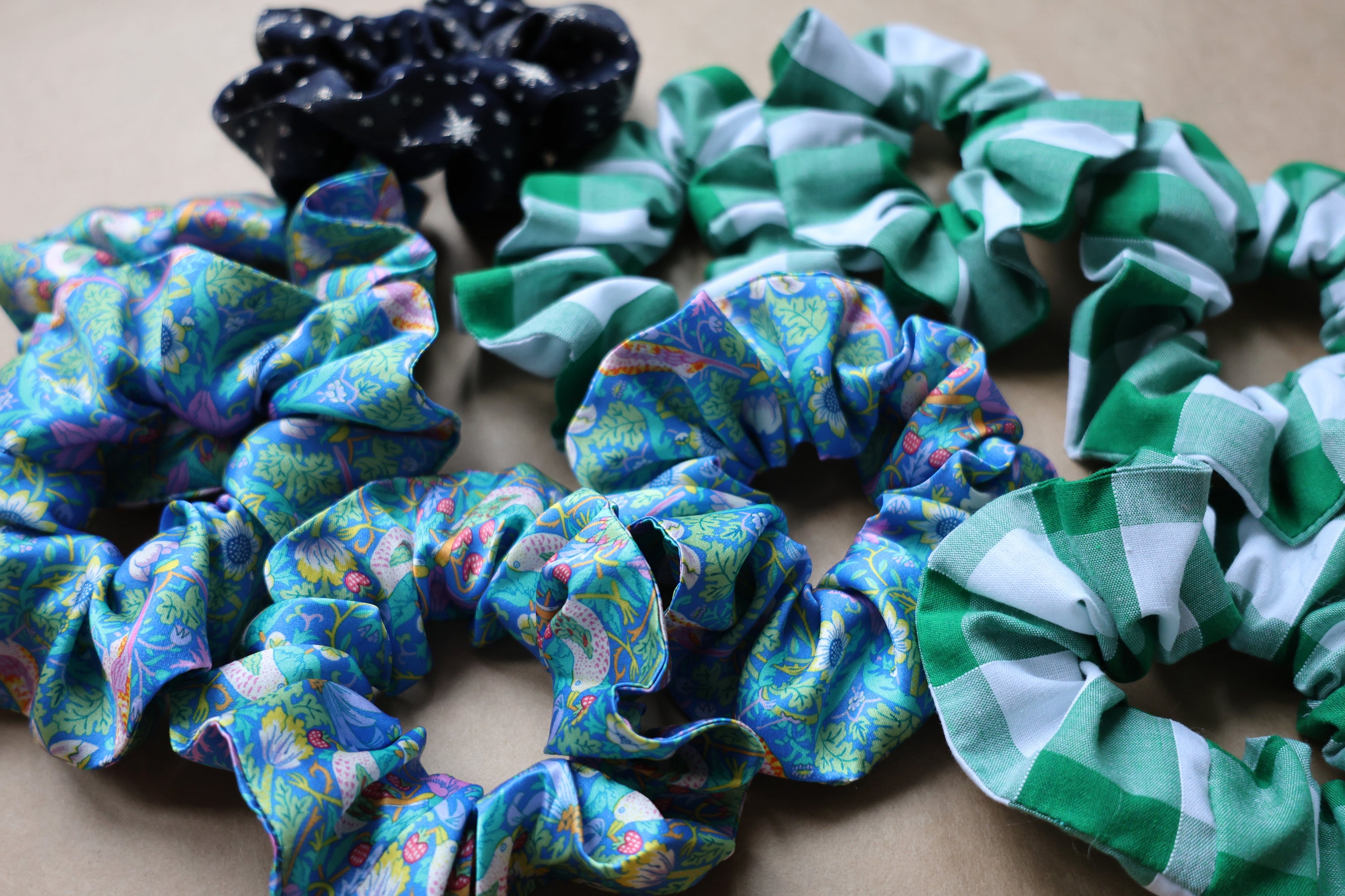 Charlotte Emma Patterns Bow Scrunchie