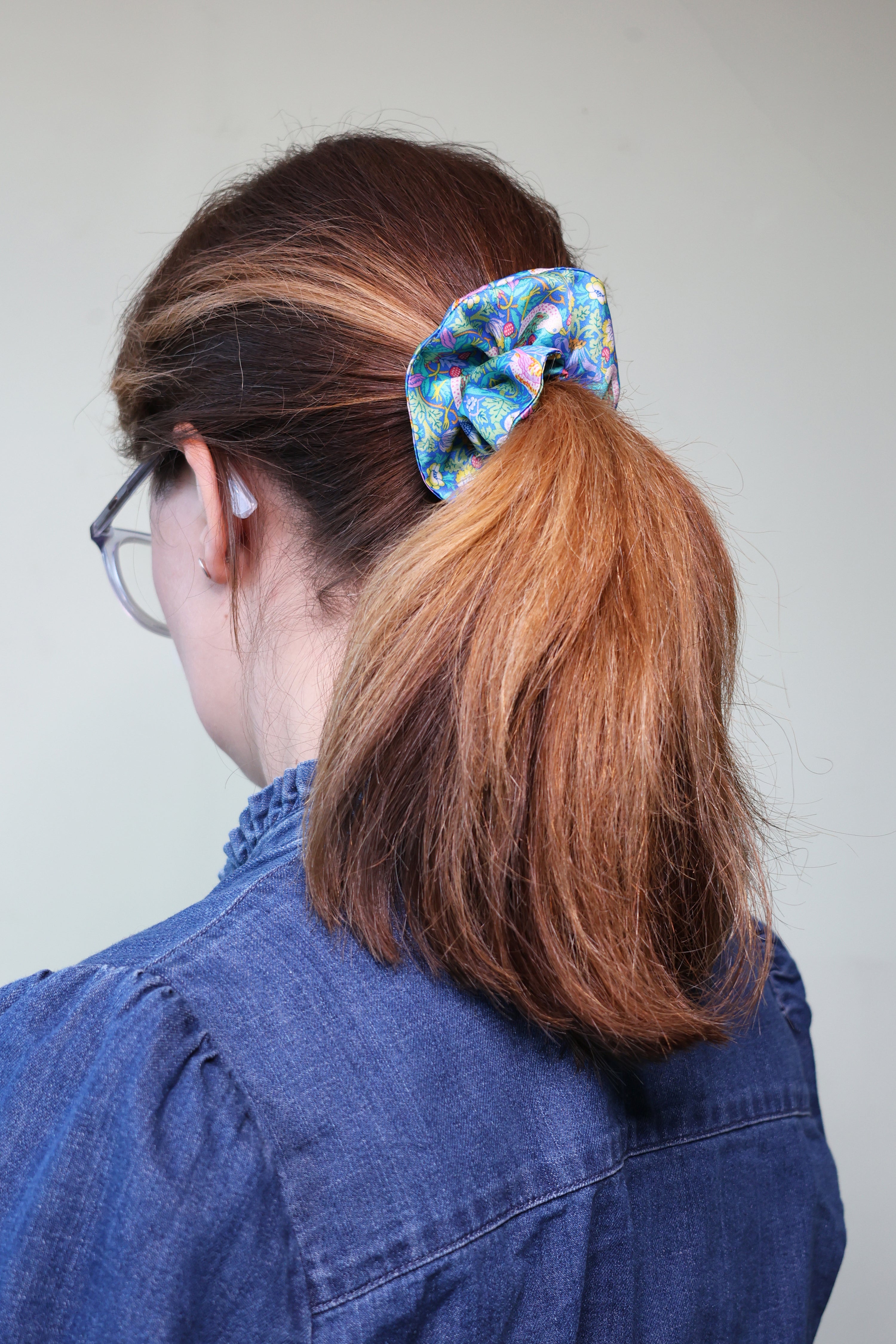 Charlotte Emma Patterns Bow Scrunchie