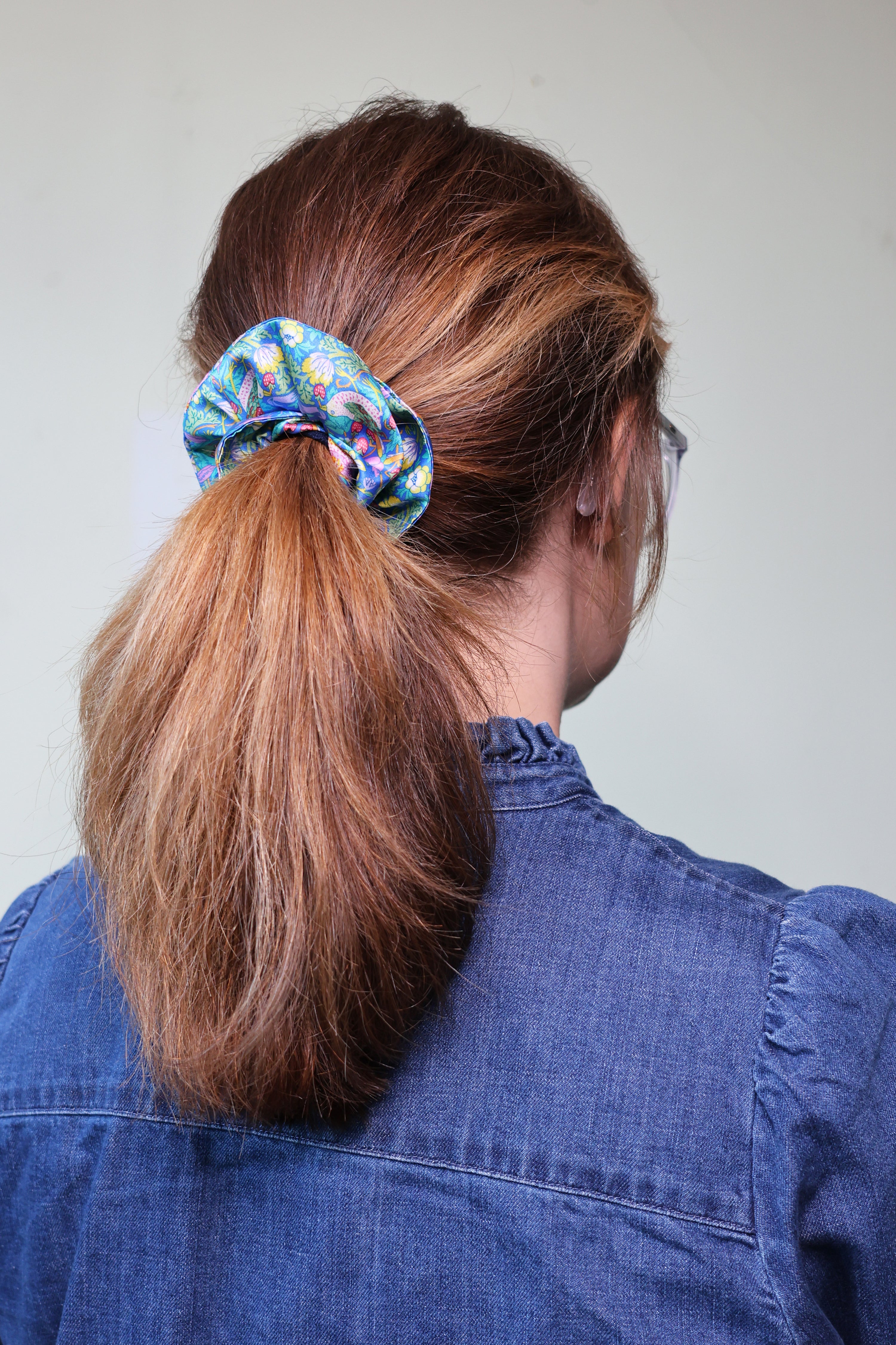 Charlotte Emma Patterns Bow Scrunchie