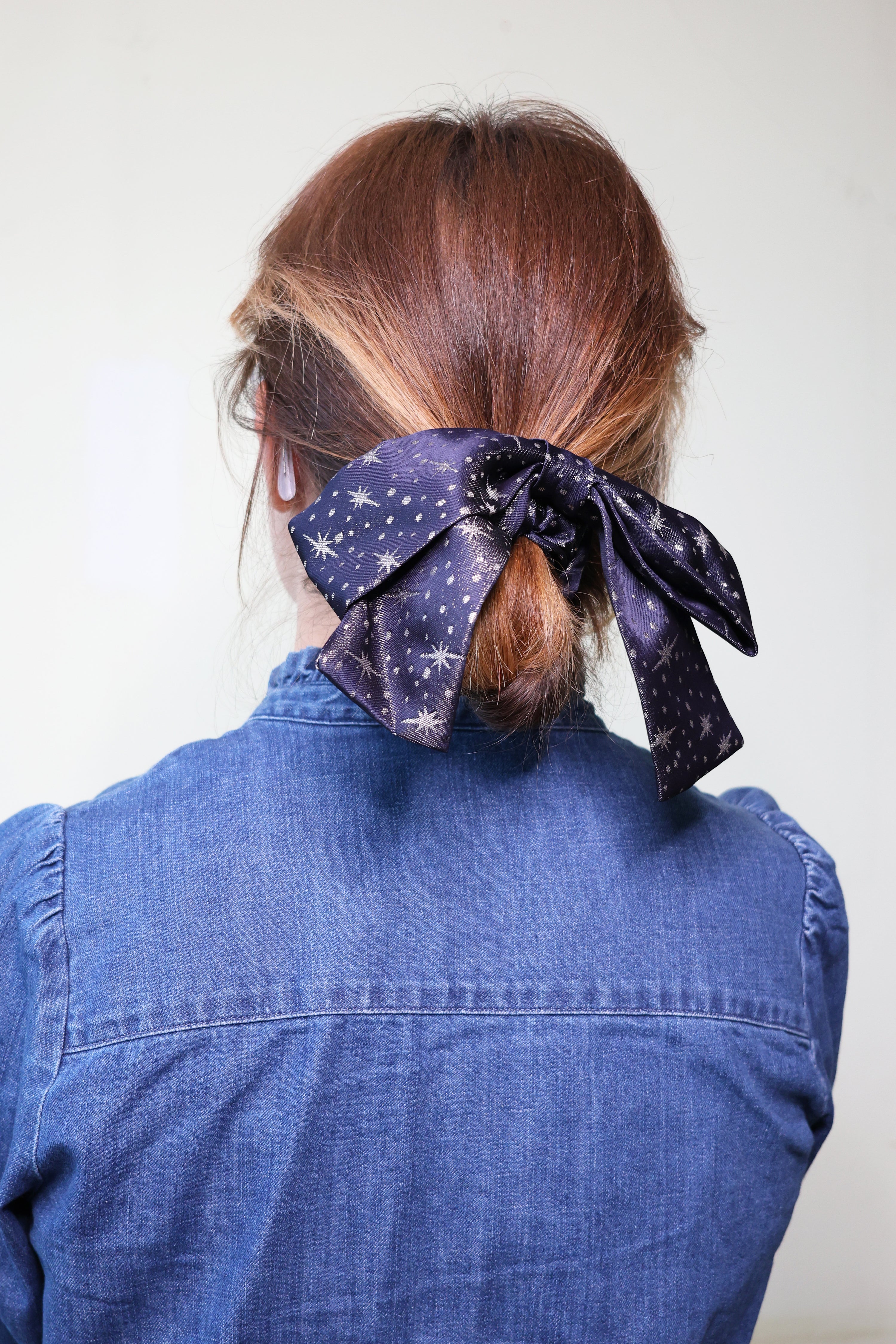 Charlotte Emma Patterns Bow Scrunchie