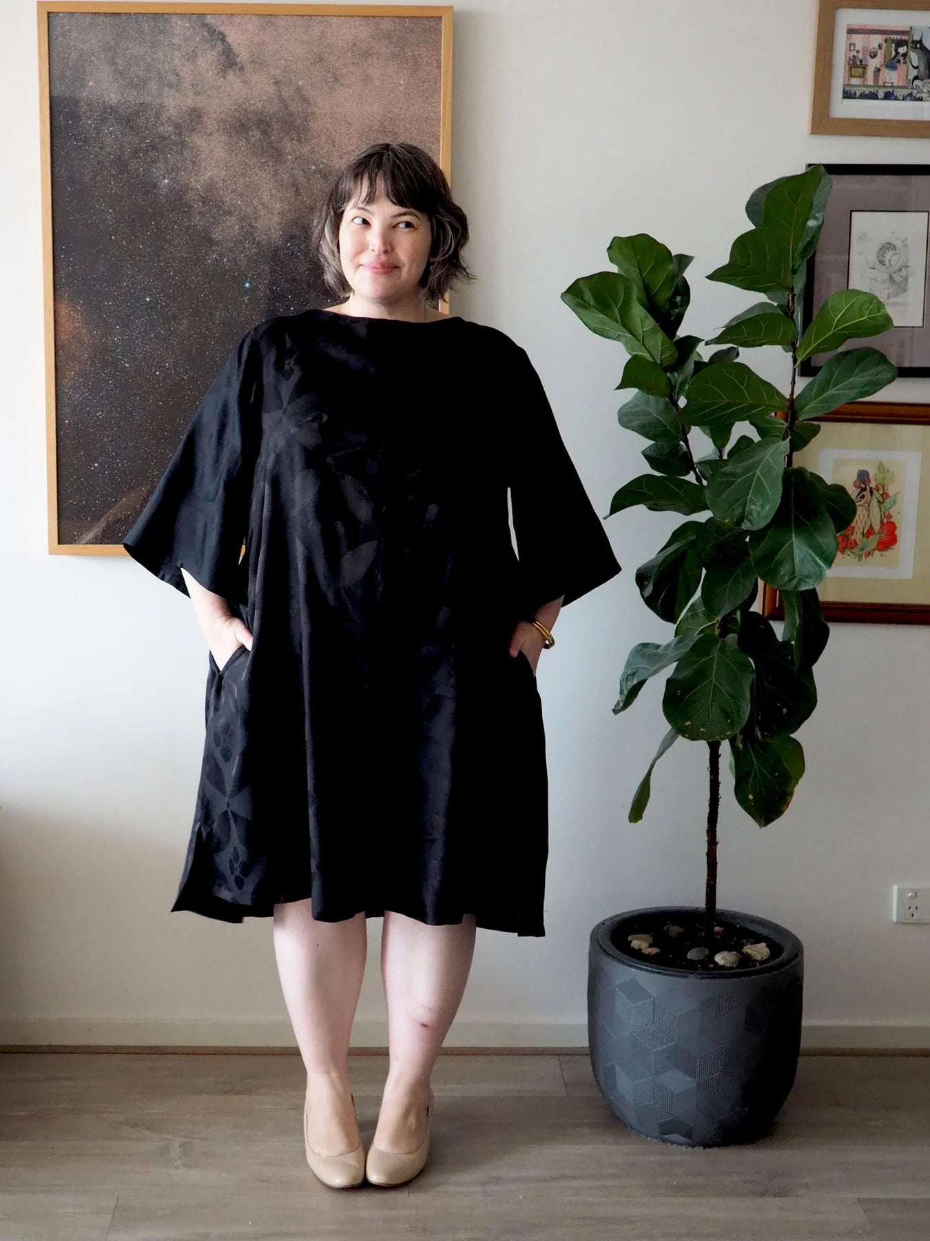 The Assembly Line Box Pleat Dress