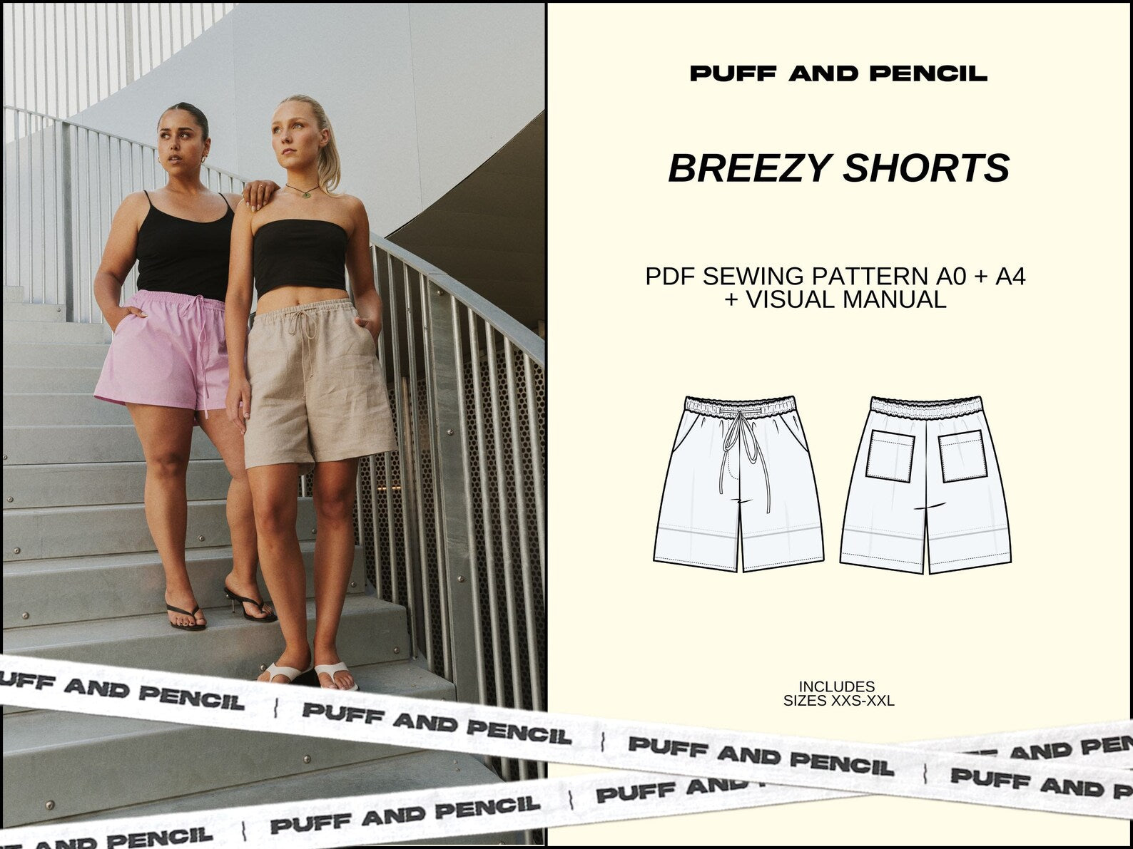 Puff and Pencil Breezy Shorts