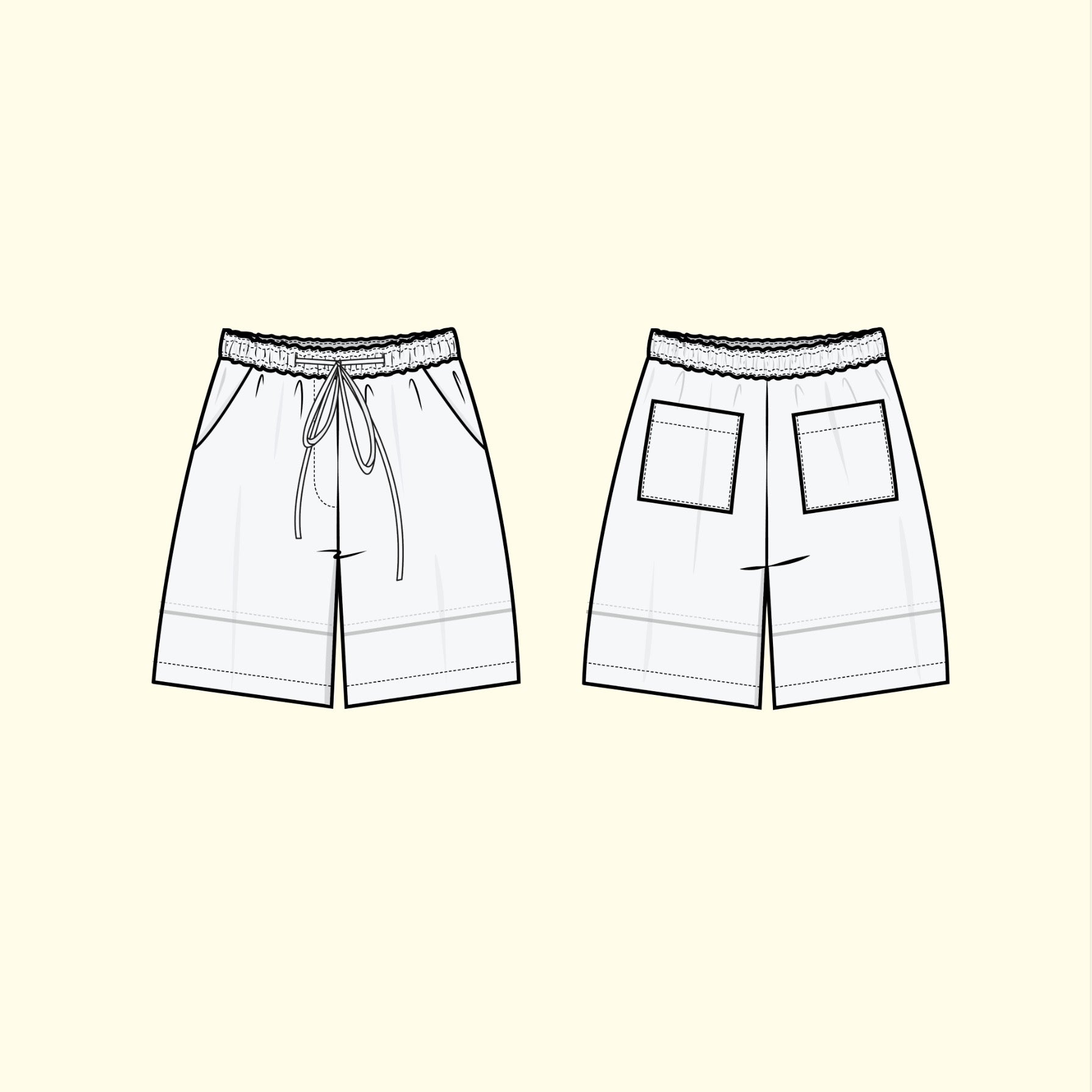 Puff and Pencil Breezy Shorts