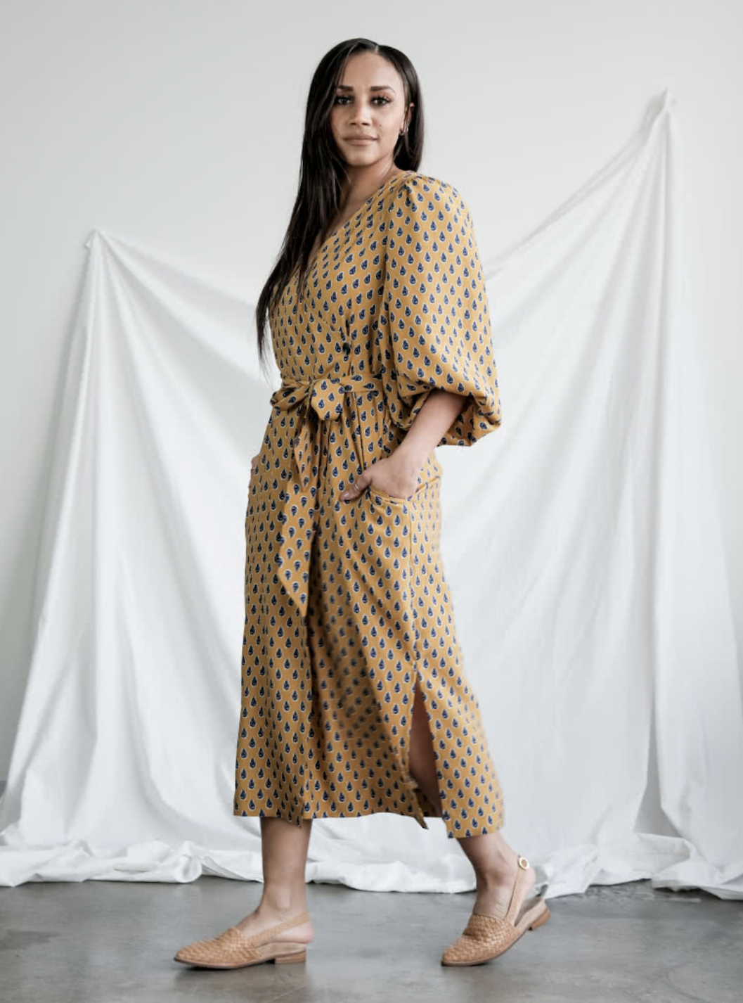 Style Arc Brigid Wrap Dress The Fold Line style-arc-brigid-wrap-dress-the-fold-line