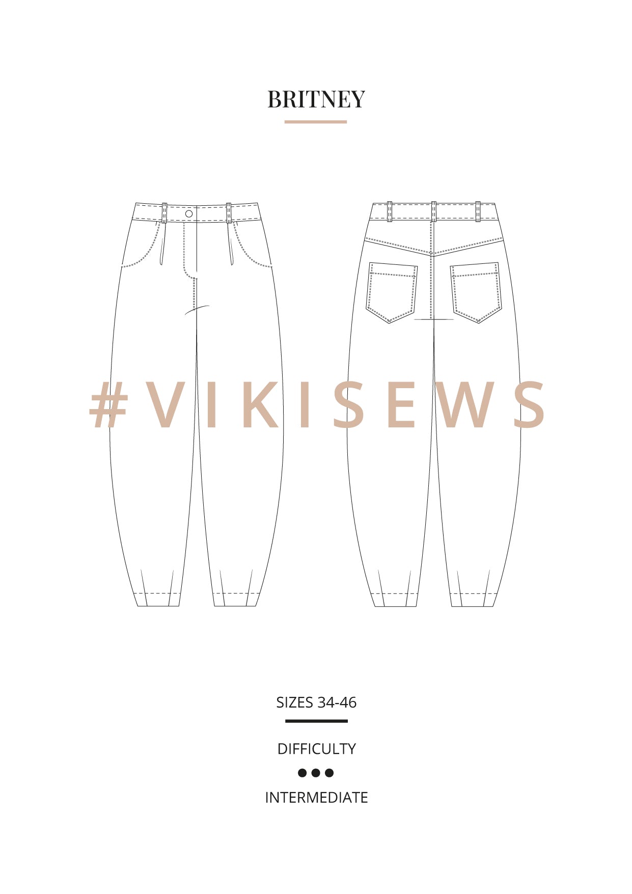 Vikisews Britney Pants PDF