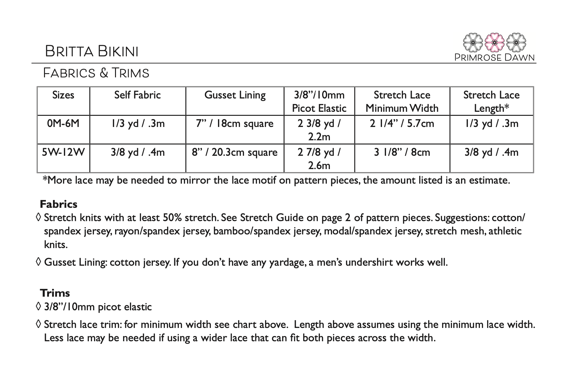 Primrose Dawn Britta Bikini PDF
